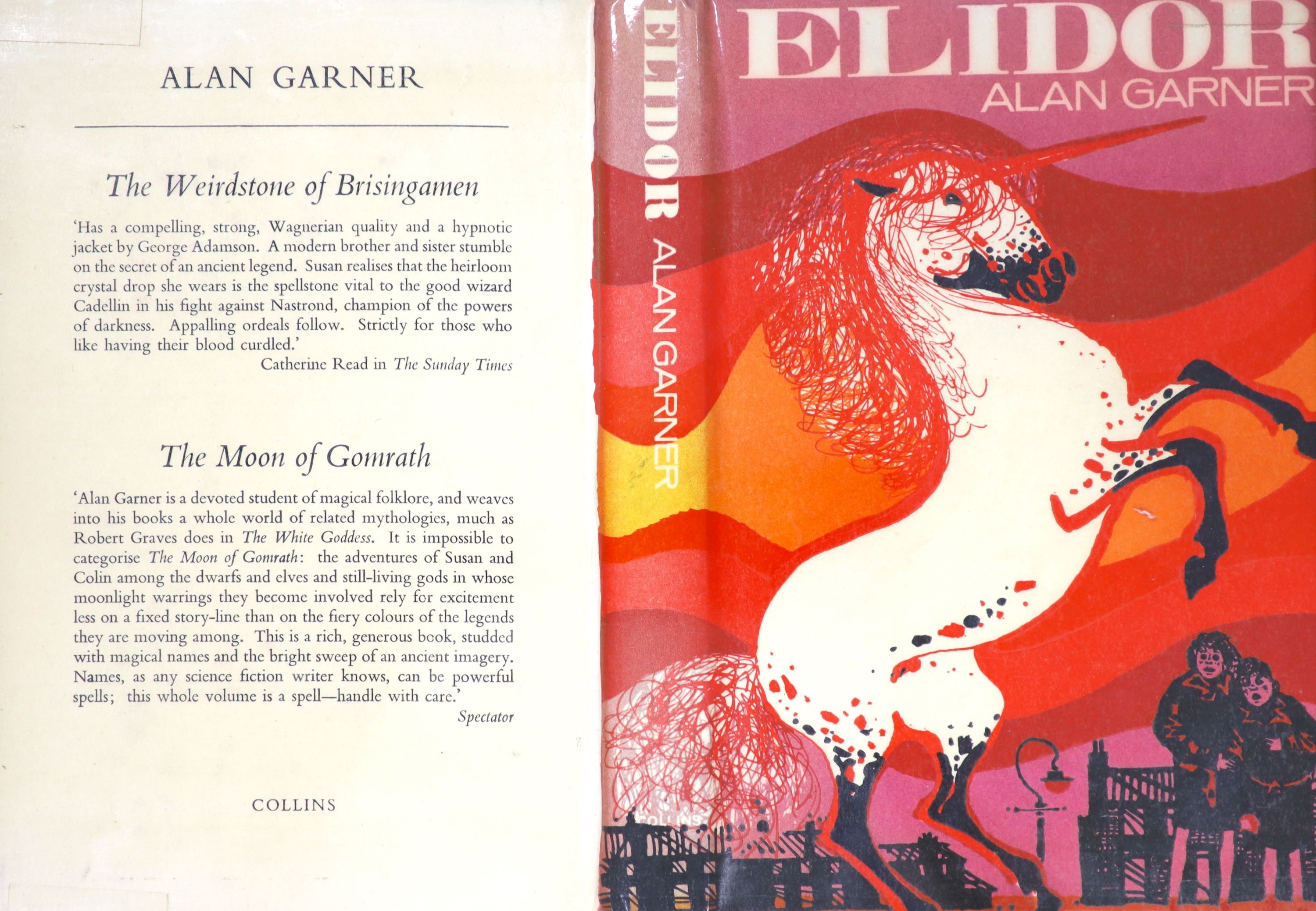 Garner, Alan - Elidor, 1st edition, original cloth, in unclipped d/j, Collins, London, 1965
